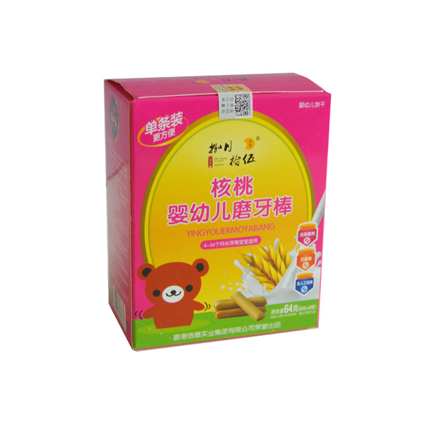 捌月拾伍核桃磨牙棒盒裝64g