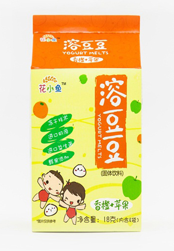 花小魚溶豆豆(蘋果+香橙)18g