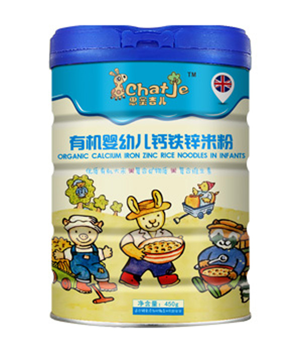 SChatJe思蜜吉兒鈣鐵鋅米粉(罐裝)