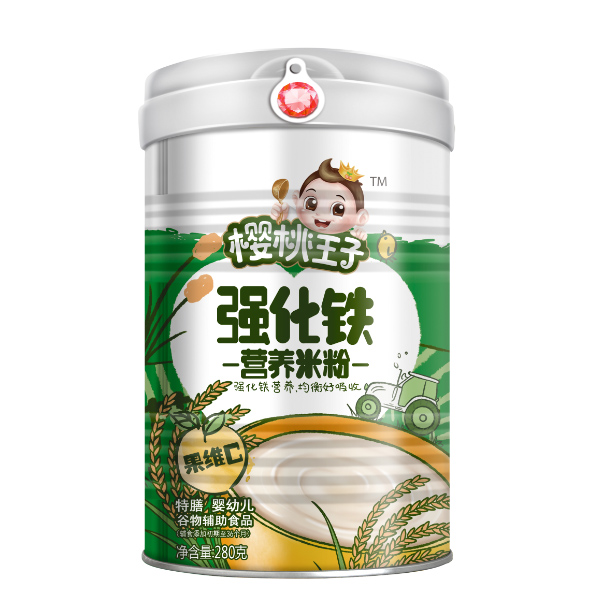 櫻桃王子強化鐵米粉-果維C