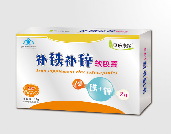 貝樂康聚補(bǔ)鐵補(bǔ)鋅-軟膠囊