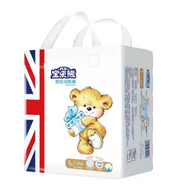 寶樂熊英倫訓練褲L