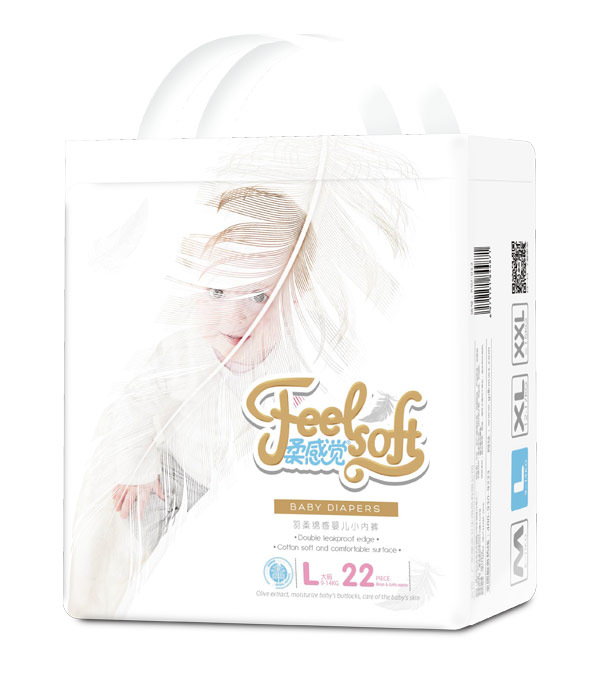 柔感覺羽柔綿感嬰兒小內(nèi)褲L22小包