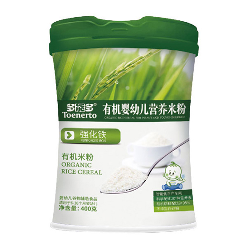 多能多強(qiáng)化鐵有機(jī)嬰幼兒營(yíng)養(yǎng)米粉桶裝