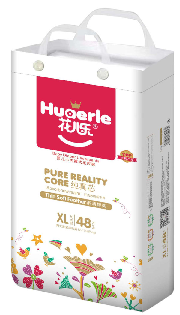 花兒樂嬰兒小內(nèi)褲式紙尿褲XL