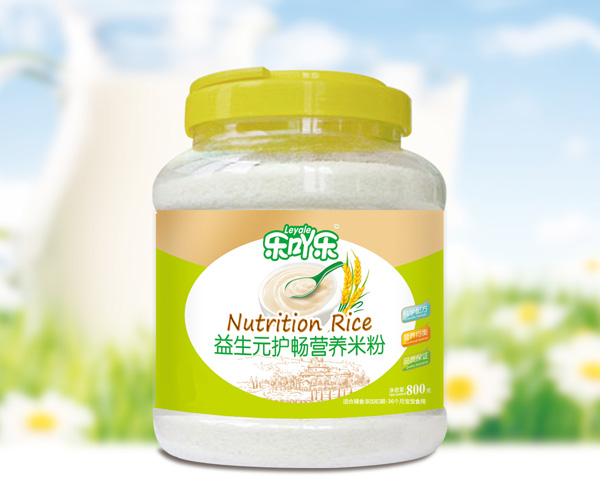 樂吖樂益生元護(hù)暢營(yíng)養(yǎng)米粉桶裝