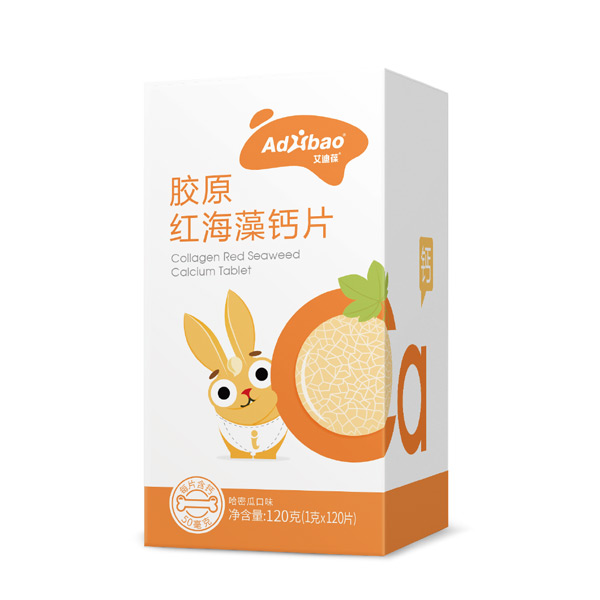 艾迪葆膠原紅海藻鈣片(哈密瓜口味).jpg 艾迪葆膠原紅海藻鈣片(哈密瓜口味).jpg