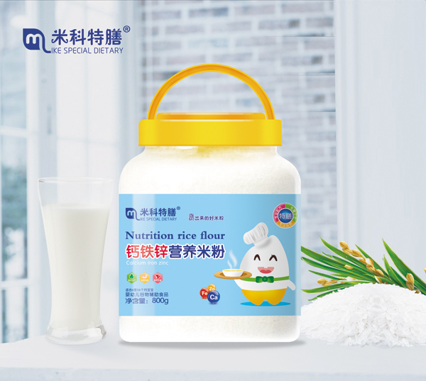 米科特膳鈣鐵鋅營養(yǎng)米粉800g 600