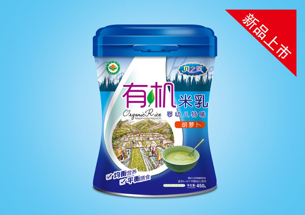 貝之籃嬰幼兒特膳有機(jī)米乳-胡蘿卜