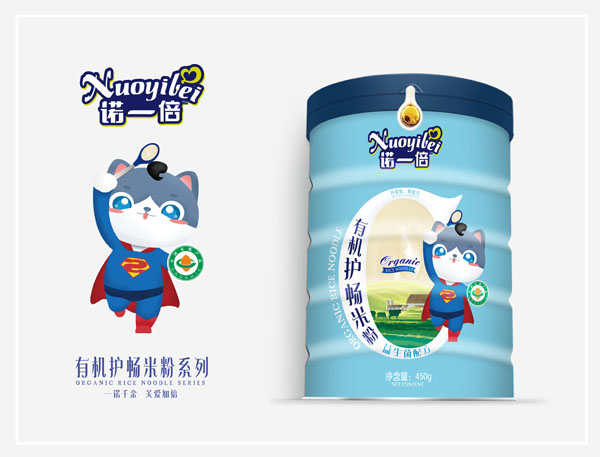 諾一倍有機護暢米粉-益生菌配方 桶裝