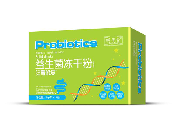 明優(yōu)堂腸胃修復益生菌凍干粉12條