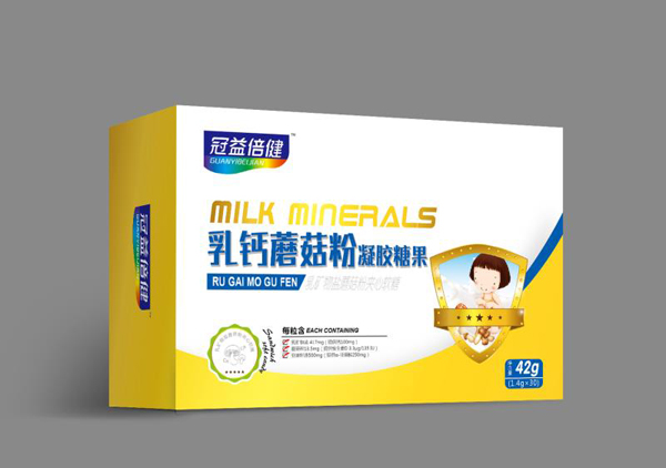 冠益倍健乳鈣蘑菇粉凝膠糖果