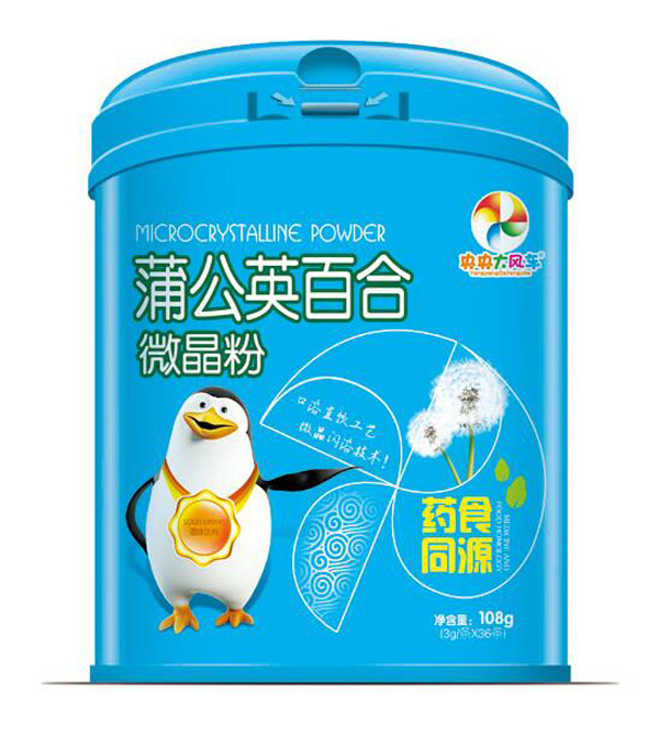 央央大風(fēng)車(chē)蒲公英百合微晶粉