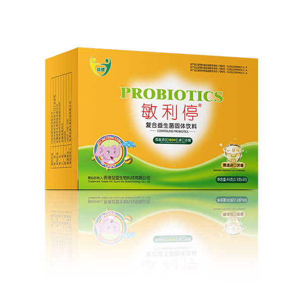 益盟敏立停復(fù)合益生菌固體飲料