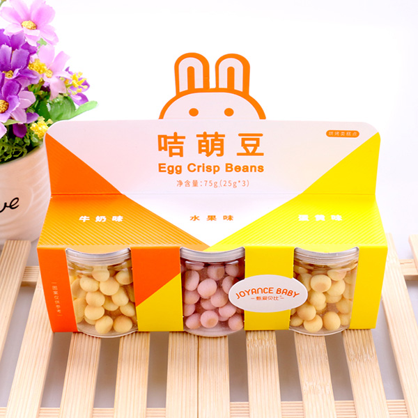 甄愛(ài)貝比咭萌豆牛奶水果蛋黃味