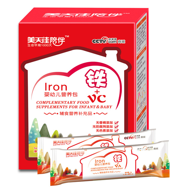 美天佳鐵+VC嬰幼兒營(yíng)養(yǎng)包
