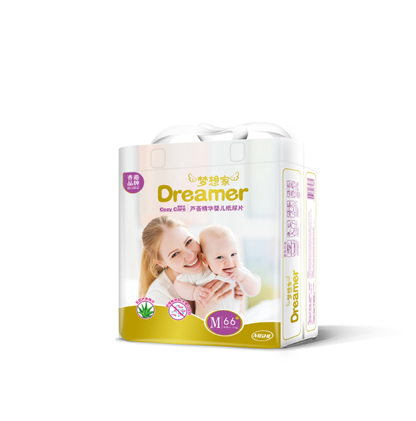 柔非凡夢想家蘆薈精華嬰兒紙尿片M66