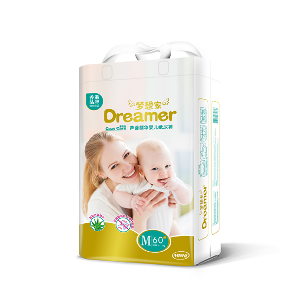 柔非凡夢想家蘆薈精華嬰兒紙尿褲M60