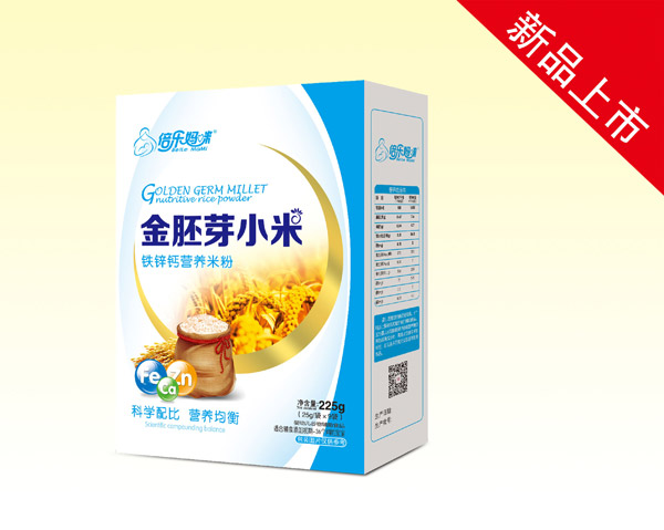 倍樂(lè)媽咪金胚芽小米營(yíng)養(yǎng)米粉(鐵鋅鈣)盒裝