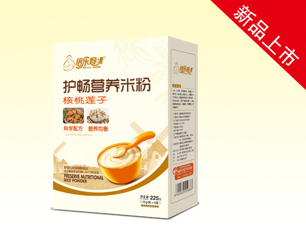 倍樂媽咪護(hù)暢米粉(核桃蓮子)盒裝