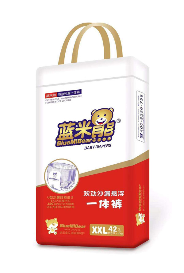 藍(lán)米熊雙動(dòng)沙漏懸浮一體褲XXL42