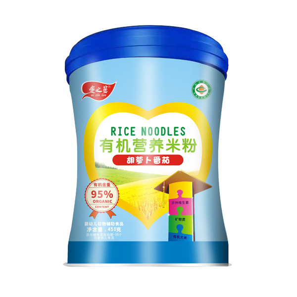 愛之藍(lán)有機(jī)營(yíng)養(yǎng)米粉胡蘿卜番茄