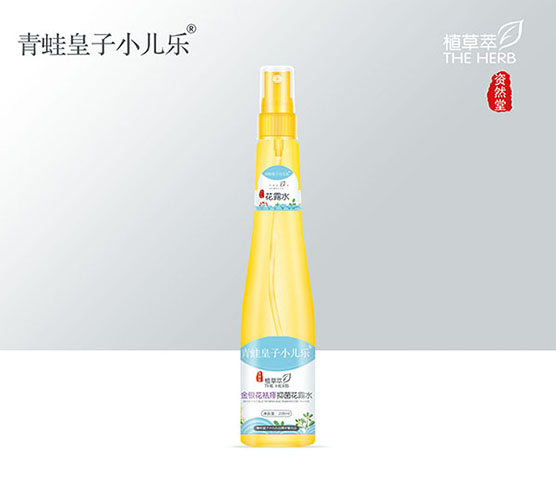 青蛙皇子小兒樂資然堂植草萃金銀花祛痱抑菌花露水200ml