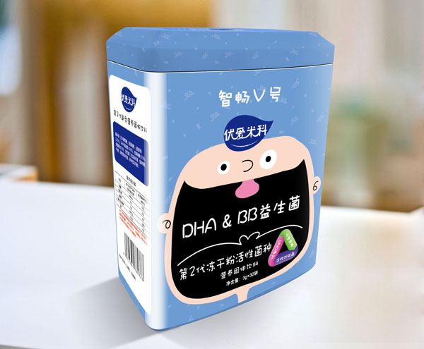 優(yōu)愛米科DHA BB益生菌第2代凍干粉活性菌種營養(yǎng)固體飲料罐裝