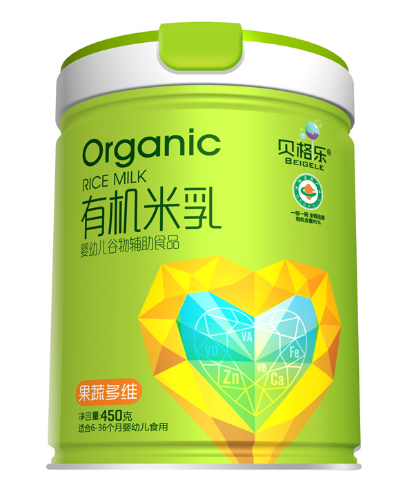 貝格樂(lè)有機(jī)米乳-果蔬多維 聽(tīng)裝