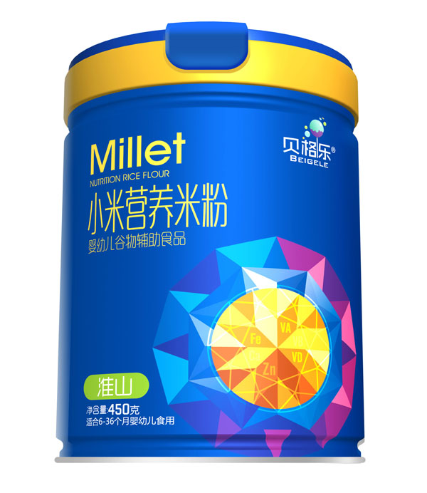 貝格樂小米營養(yǎng)米粉-淮山 聽裝