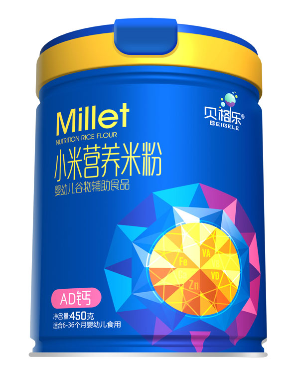 貝格樂小米營養(yǎng)米粉-AD鈣 聽裝