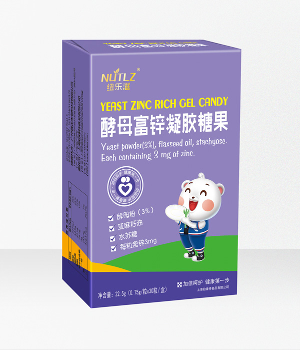 紐樂滋酵母富鋅凝膠糖果