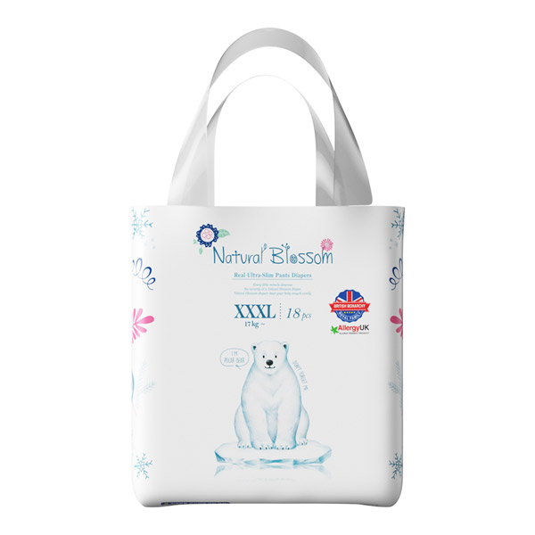 韓國(guó)自然花蕾嬰兒柔薄紙尿褲XXXL18