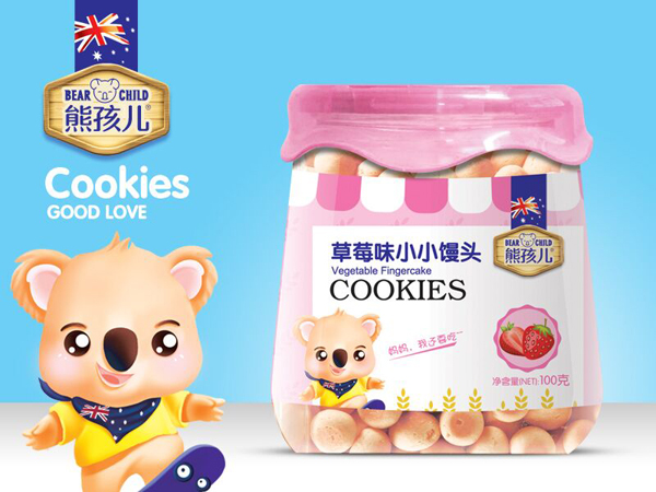 熊孩兒草莓味小小饅頭