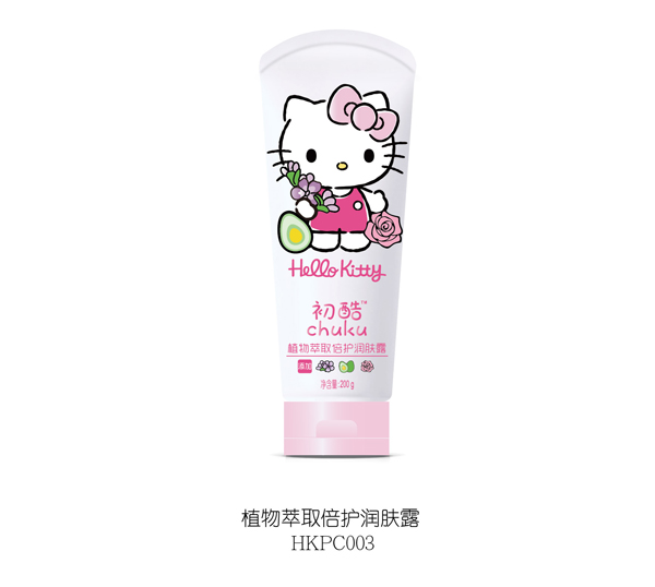 Hello Kitty初酷植物萃取倍護(hù)潤膚露 200g