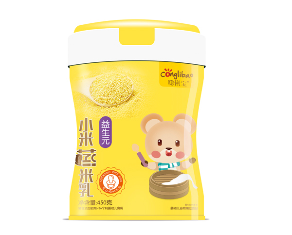 聰俐寶益生元小米蒸米乳 聽裝