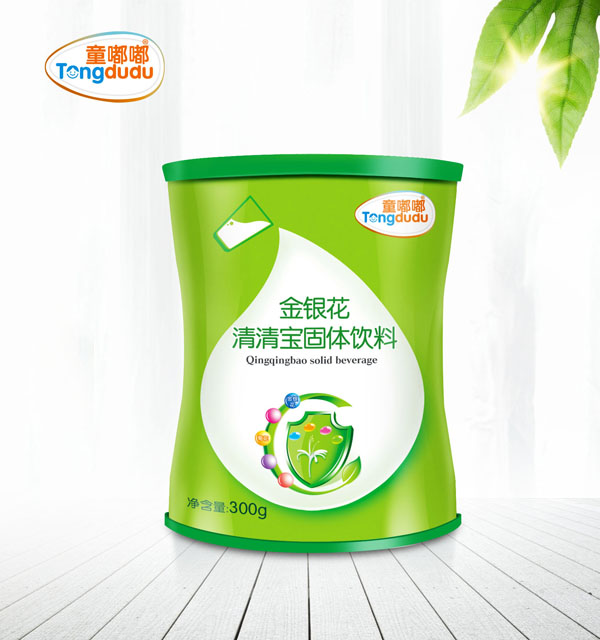 童嘟嘟金銀花清清寶固體飲料 鐵聽(tīng)