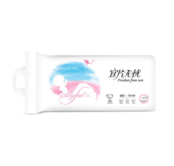 宜片無憂童趣學步褲L-橫版