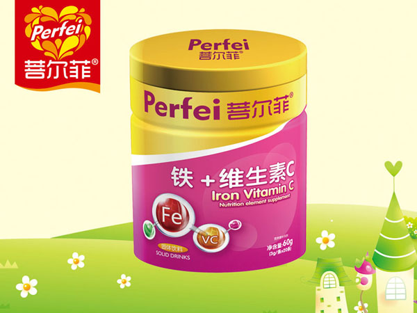 菩爾菲鐵+維生素C固體飲料