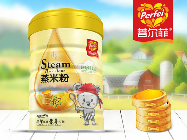 菩爾菲鈣鐵鋅多維蒸米粉 聽裝