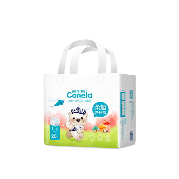 咔呢熊柔趣成長褲L28