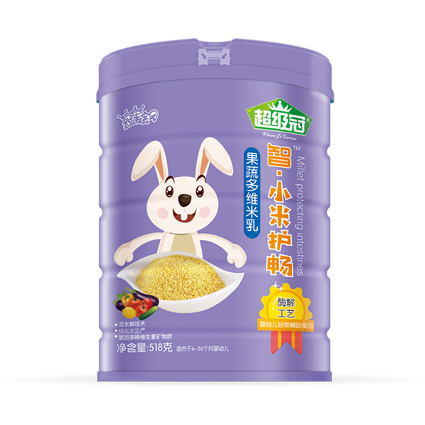 超級冠智護(hù)果蔬多維小米護(hù)暢米乳