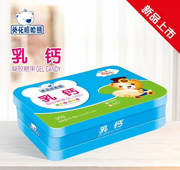 葵花嘻哈熊乳鈣凝膠糖果