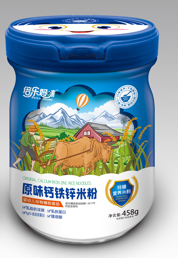 倍樂媽咪原味鈣鐵鋅特膳營(yíng)養(yǎng)米粉