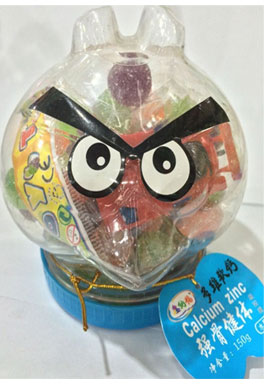 鑫納福軟糖憤怒的小鳥造型 強(qiáng)骨健體