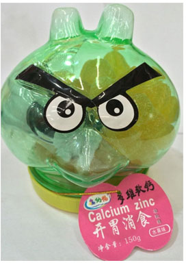 鑫納福軟糖憤怒的小鳥造型 開胃消食