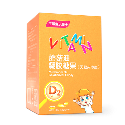 寶適寶樂愛+蘑菇油凝膠糖果