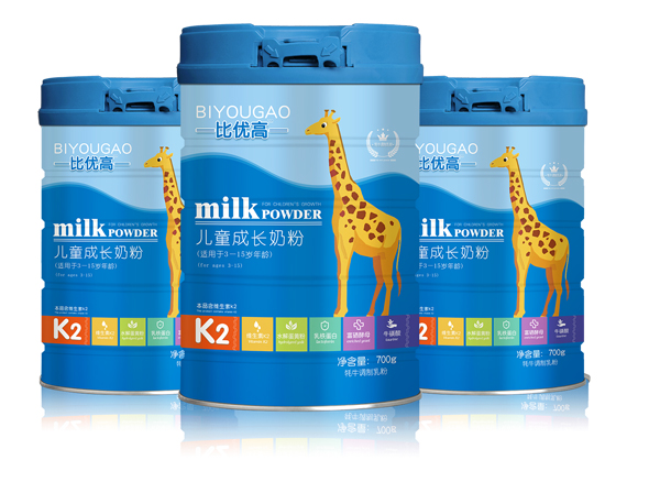 比優(yōu)高兒童成長奶粉2