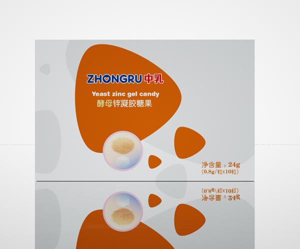 中乳酵母鋅凝膠糖果