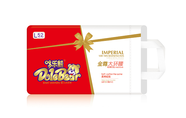 哆樂(lè)熊金尊大環(huán)腰嬰兒紙尿褲L52